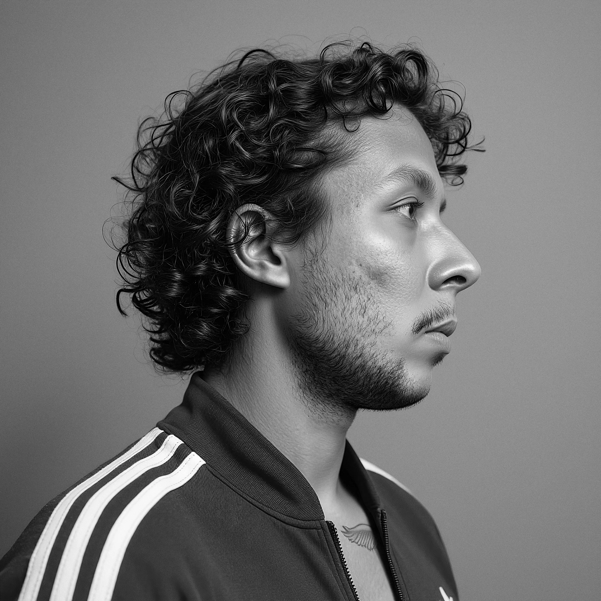 Retrato em preto e branco de Paulo Henrique