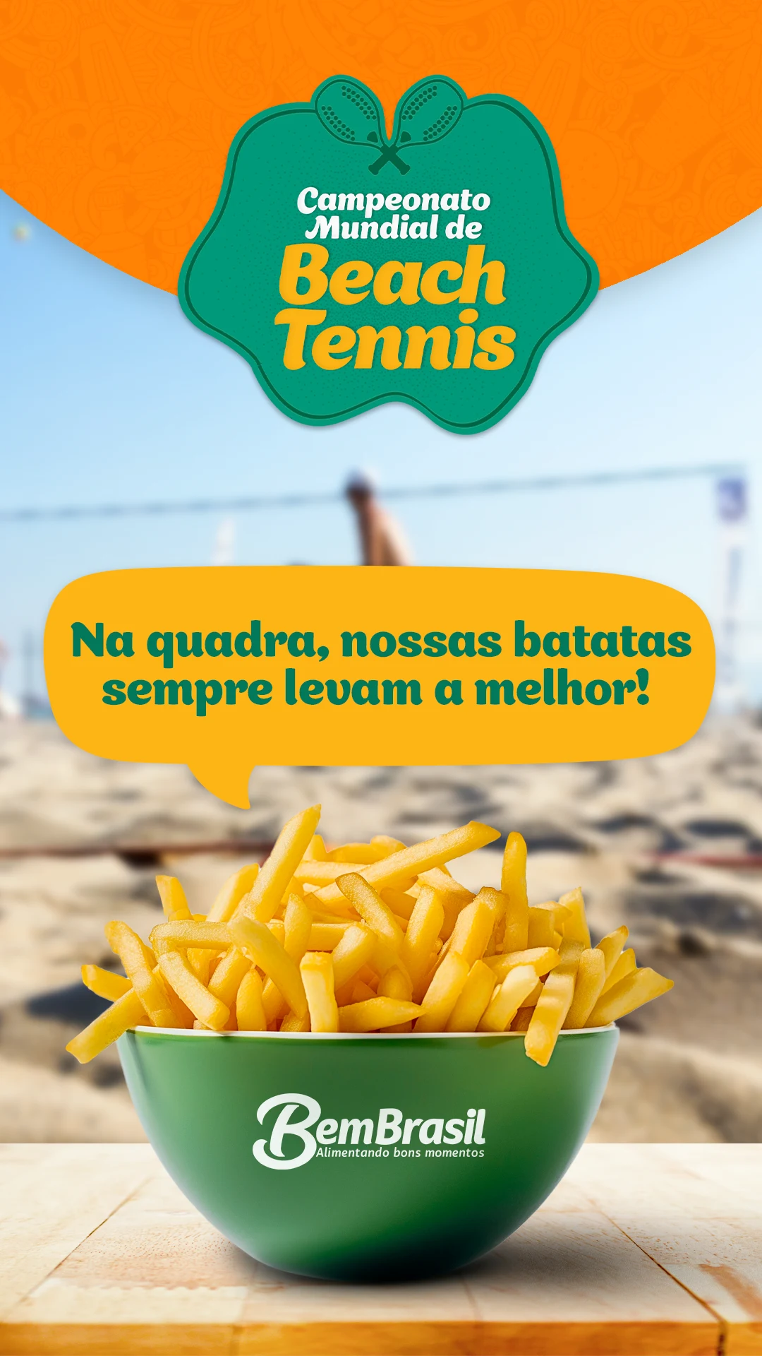 Bem Brasil — Mundial de Beach Tennis, peça 1